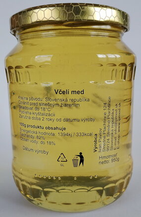 Agátový včelí med 950 g