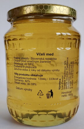 Agátový včelí med 950 g Agátový včelí med 950 g